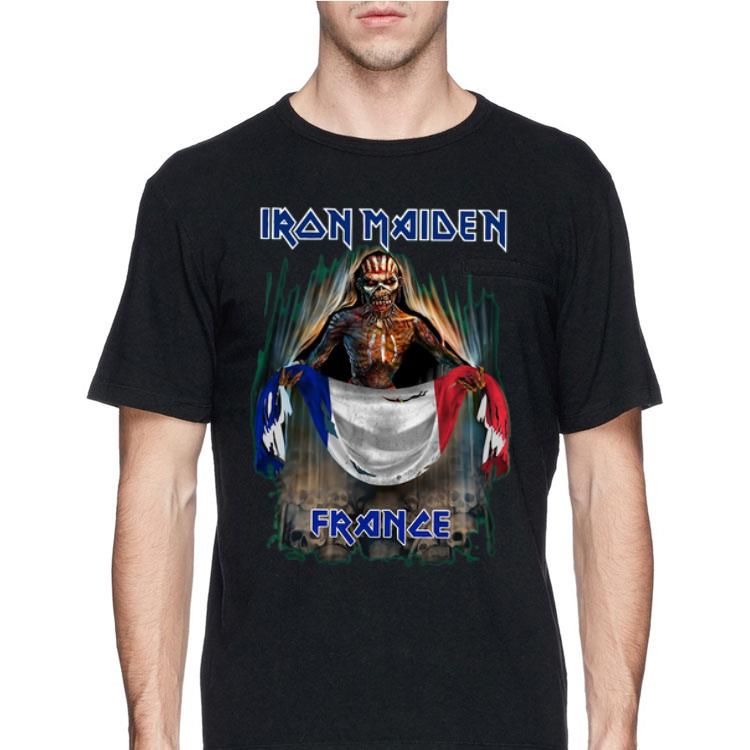Iron Maiden France flag shirt