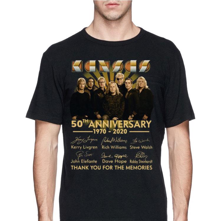 Kansas 50th Anniversary Thank You For The Memories Signatures shirt