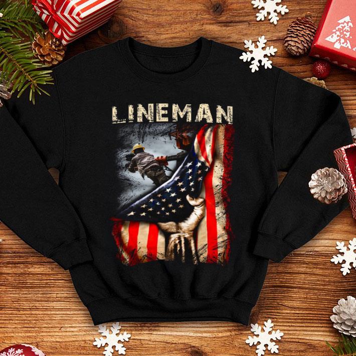 Lineman American Flag shirt