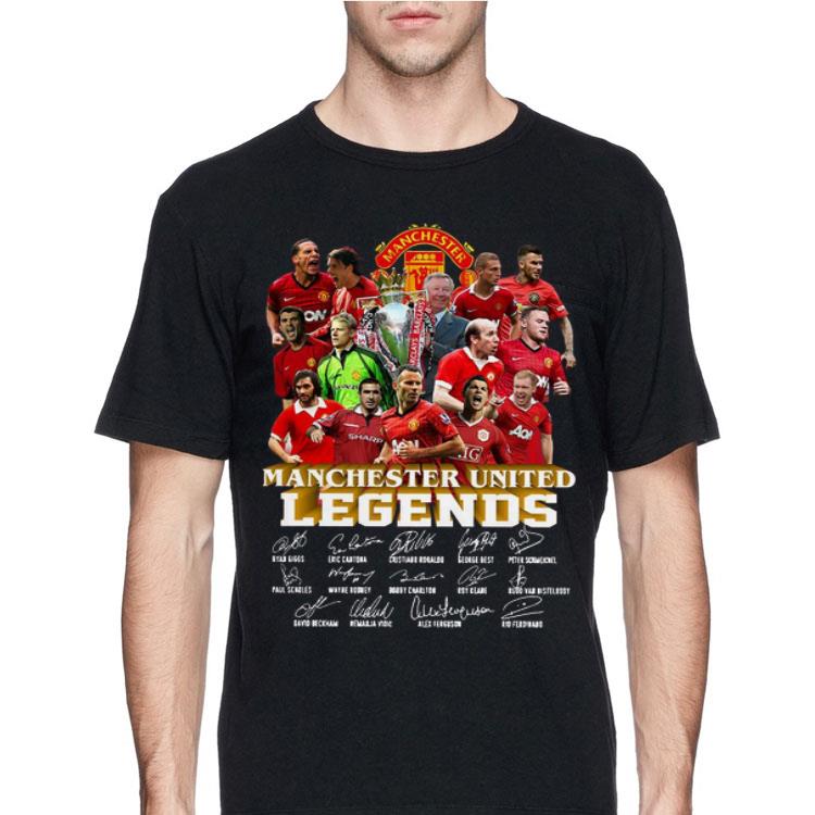 Manchester United Legends Players Signatures shirt