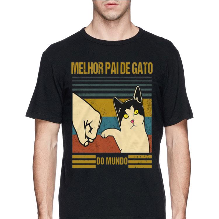 Melhor Paide gato do mundo vintage shirt 8 Melhor Paide gato do mundo vintage shirt