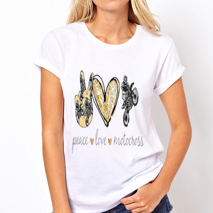 Peace Love Motocross shirt