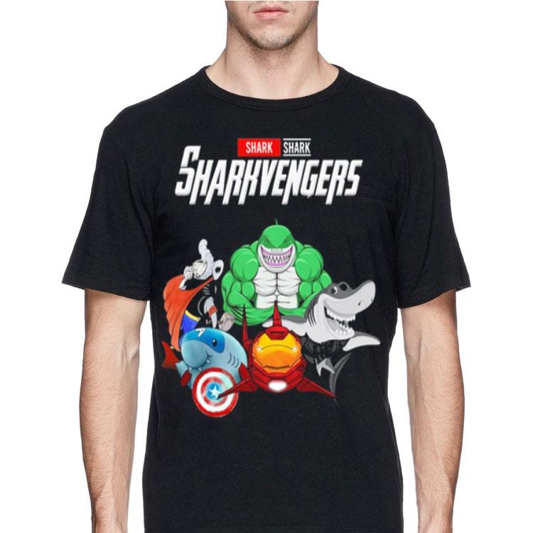 Shark Sharkvengers Marvel Avengers Endgame swaeter 8 Shark Sharkvengers Marvel Avengers Endgame swaeter