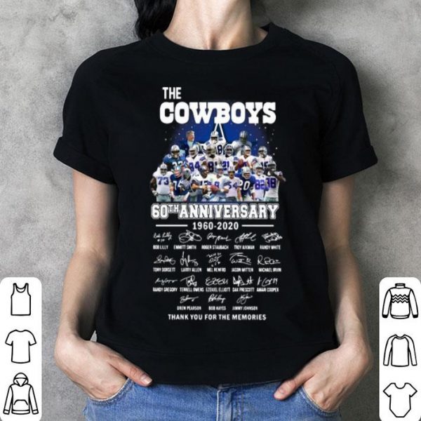 The Cowboys 60th Anniversary Thank You For The Memories Signatures