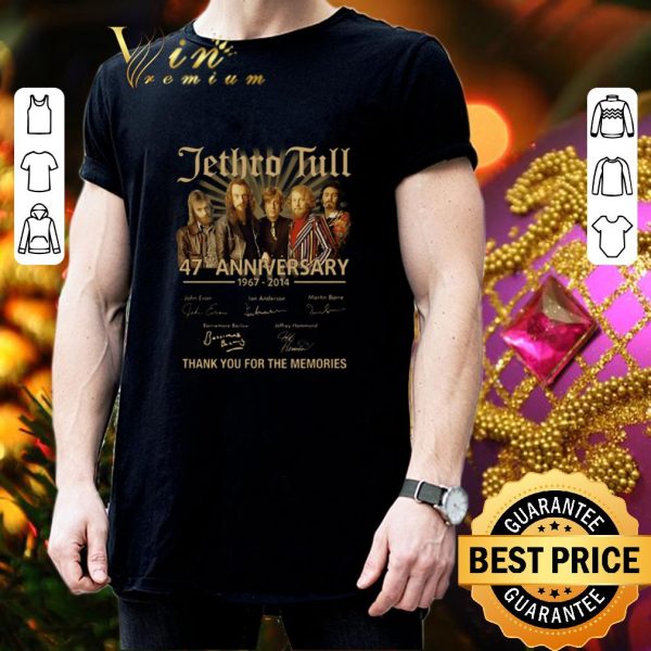 Original Jethro Tull 47th anniversary 1967-2014 all signature shirt 3