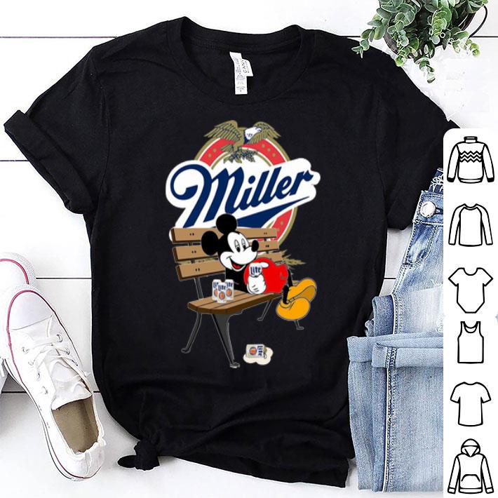 Mickey Mouse Drink Miller Beer shirt