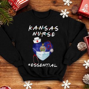 Kansas Nurse Heart Stethoscope Kansas Flag #Essential.png