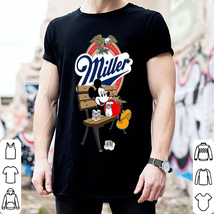 Mickey Mouse Drink Miller Beer shirt