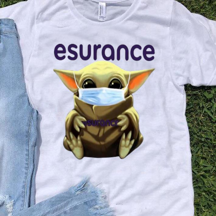 Star Wars Baby Yoda Mask Hug Esurance shirt