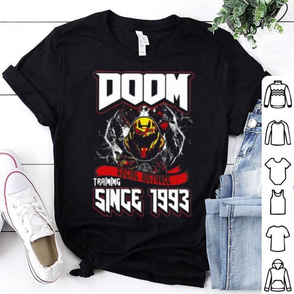 Doom Social Distance Training Since 1993 shirt