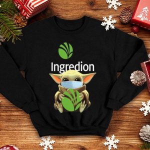 Star Wars Baby Yoda Face Mask Hug Ingredion Covid-19 shirt