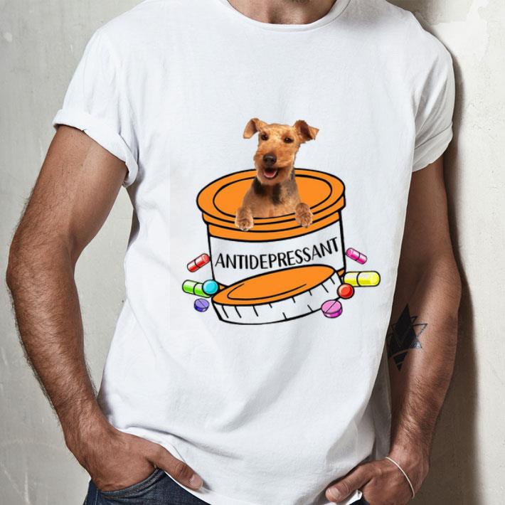 Welsh Terrier Antidepressant Dog Lovers shirt