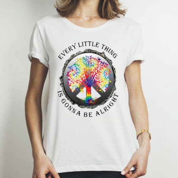 Hippie Tree Every Little Thing Is Gonna Be Alright shirt
