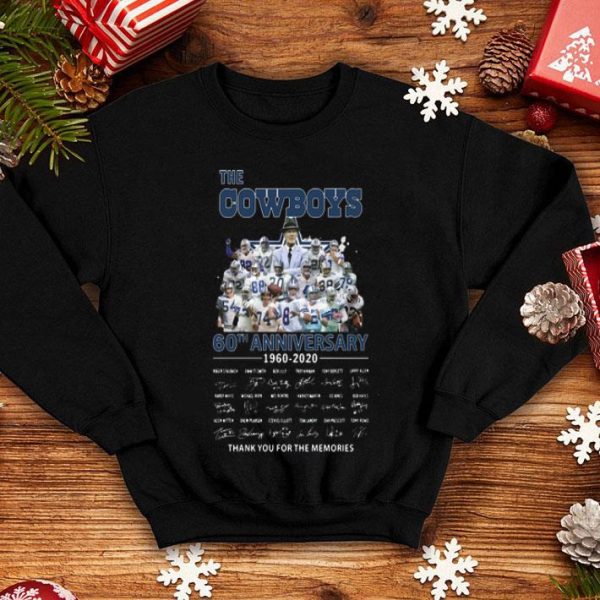 The Dallas Cowboys 60th Anniversary Thank You For The Memories shirt