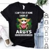 Baby Yoda I Can’t Stay At Home I Work At Arbys Coronavirus shirt