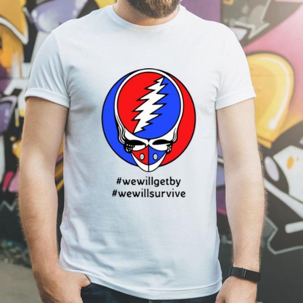 Grateful Dead Mask We Will Get By We Will Survive shirt