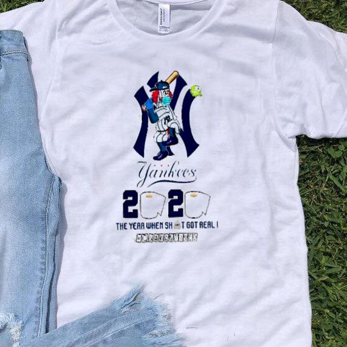 New York Yankees 2020 The Year When Shit Quarantined Covid-19 shirt