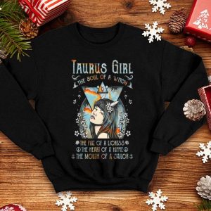 Taurus Girl The Soul Of A Witch The Heart Of A Hippie shirt