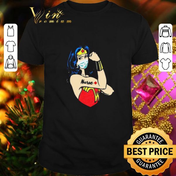 Original Strong Wonder Woman mask Nurse Coronavirus shirt 1