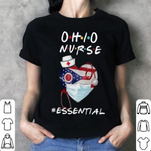 Ohio Nurse Heart Stethoscope Ohio Flag #Essential.png