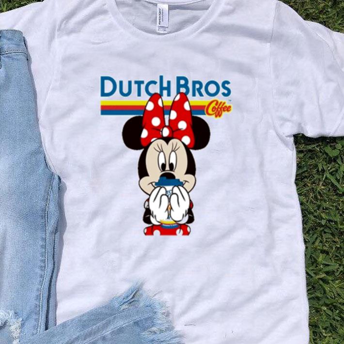 Minnie Mouse Drinking Dutch Bros Coffee shirt