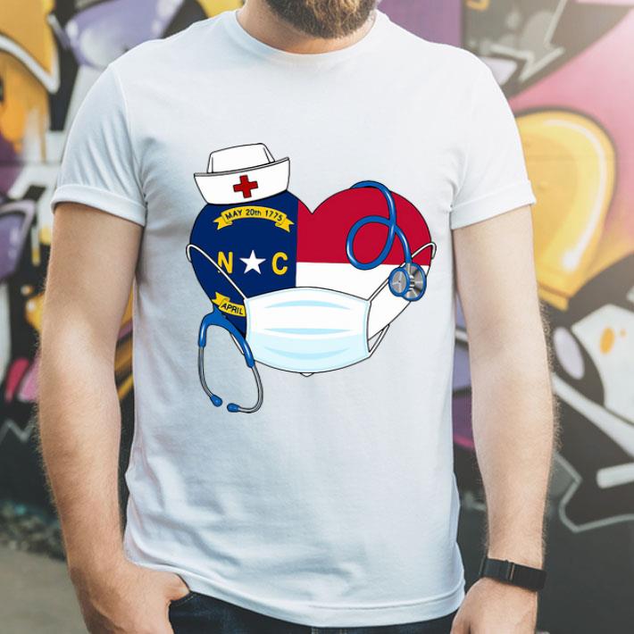 Carolina State Nurse Heart Stethoscope shirt 8 Carolina State Nurse Heart Stethoscope shirt