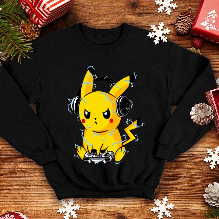 Pikachu Playing Game Pew Pew Pika Pika shirt 8 Pikachu Playing Game Pew Pew Pika Pika shirt