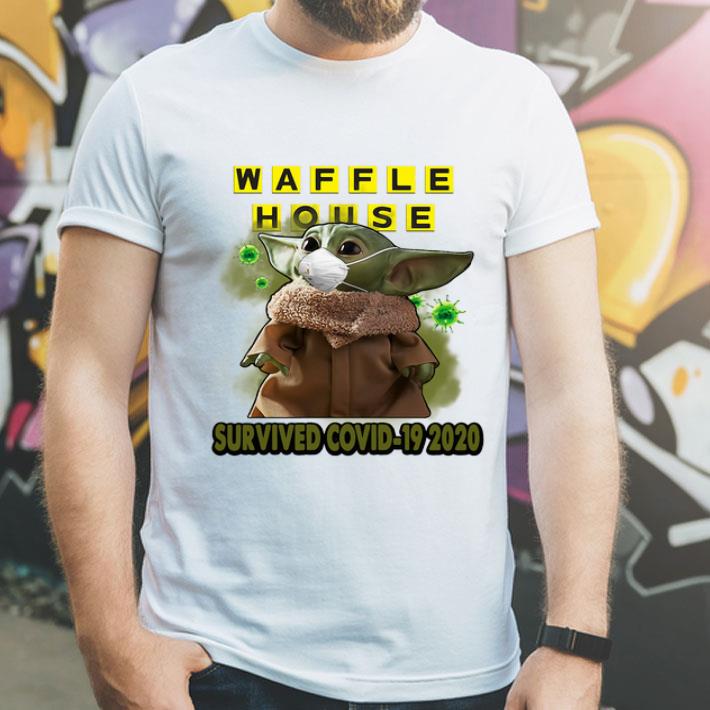 Star Wars Baby Yoda Waffle House Survived Covid 19 2020 shirt