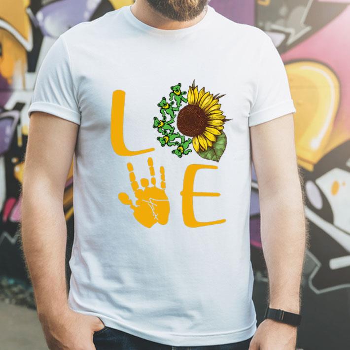 Sunflower Grateful Dead Bear Love shirt 8 Sunflower Grateful Dead Bear Love shirt
