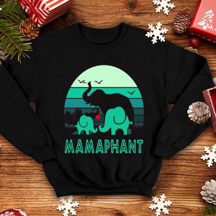 Vintage Elephant Mamaphant Mother's Day shirt