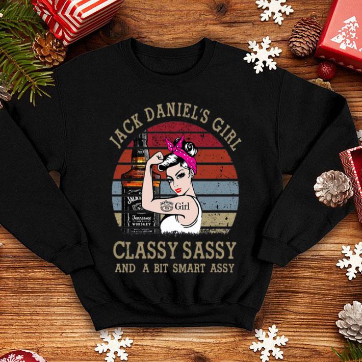 Vintage Jack Daniels Girl Classy Sassy And A Bit Smart Assy shirt