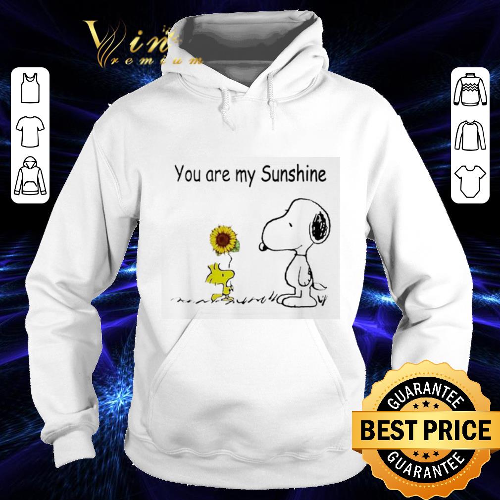 Cheap Snoopy and Woodstock you are my sunshine Peanuts version shirt