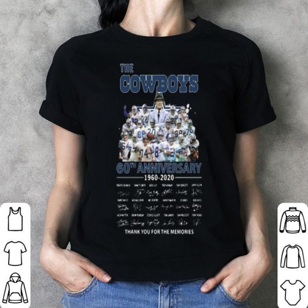 The Dallas Cowboys 60th Anniversary Thank You For The Memories shirt