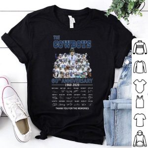 The Dallas Cowboys 60th Anniversary Thank You For The Memories shirt