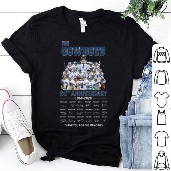 The Dallas Cowboys 60th Anniversary Thank You For The Memories shirt