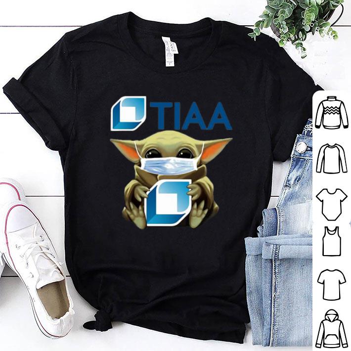 Star Wars Baby Yoda Mask Tiaa Covid-19 shirt