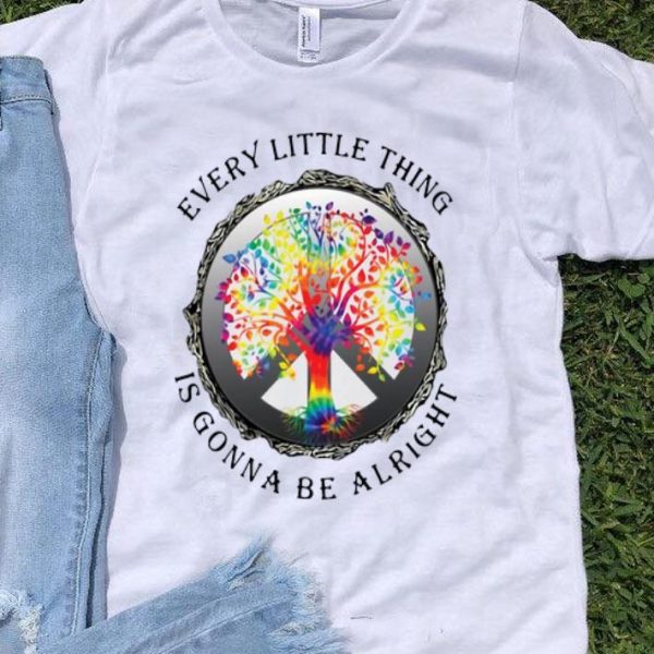 Hippie Tree Every Little Thing Is Gonna Be Alright shirt