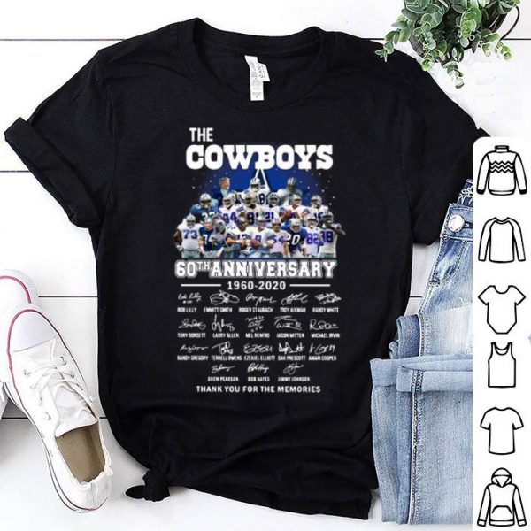 The Cowboys 60th Anniversary Thank You For The Memories Signatures