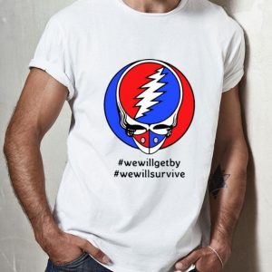 Grateful Dead Mask We Will Get By We Will Survive shirt