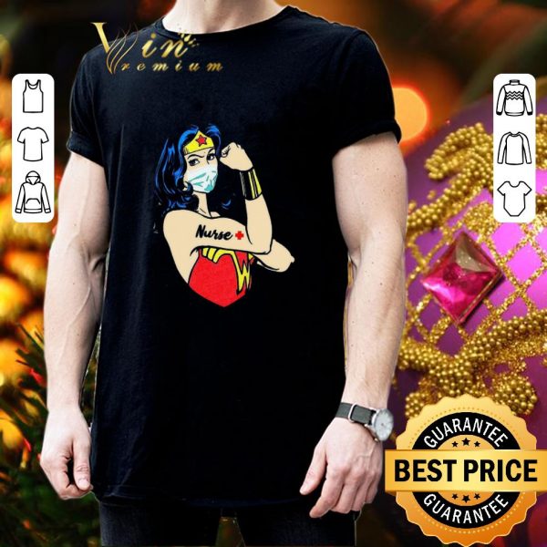 Original Strong Wonder Woman mask Nurse Coronavirus shirt 3