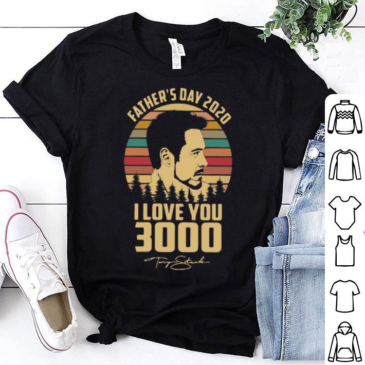 Vintage Tony Stank Father’s Day 2020 I Love You 3000 Father' Day shirt