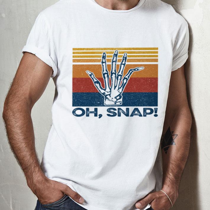 Vintage Skeleton Hand Othopedics Oh Snap shirt