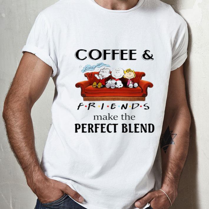 Peanuts Characters Coffee And Friends Make The Perfect Blend shirt