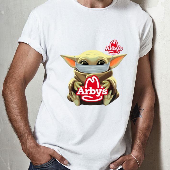 Star Wars Baby Yoda Mask Hug Arby’s Covid-19 shirt