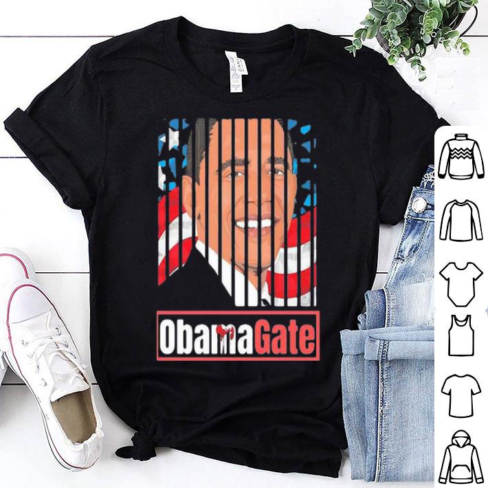 Barack Obama Gate Independence Day American Flag shirt