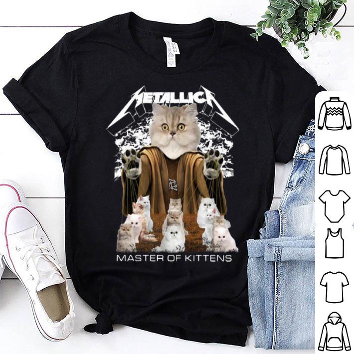 Metallica Persian Cat Master Of Kittens Cat Lovers shirt