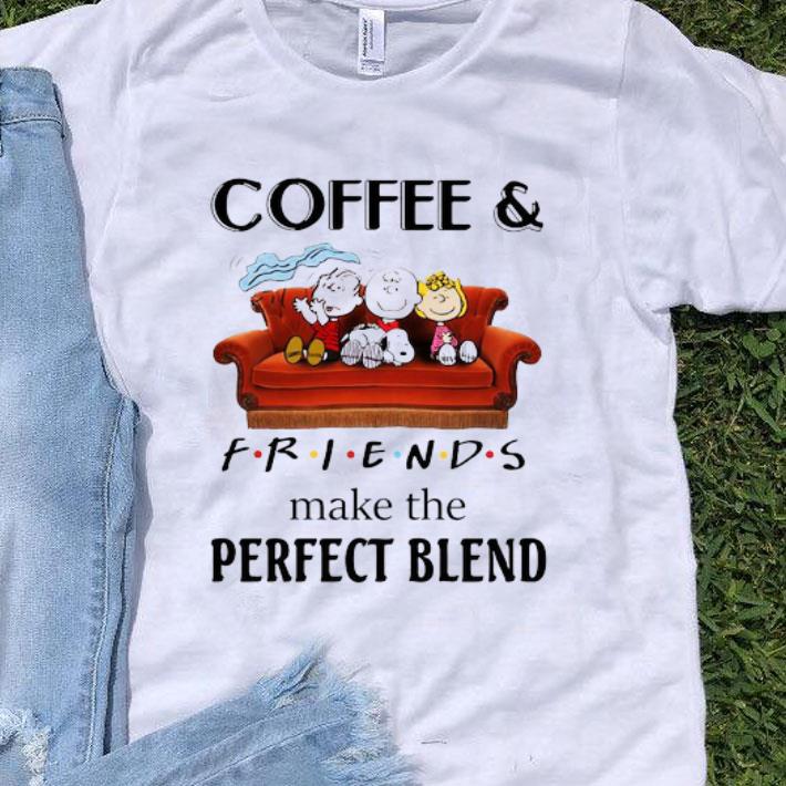 Peanuts Characters Coffee And Friends Make The Perfect Blend shirt