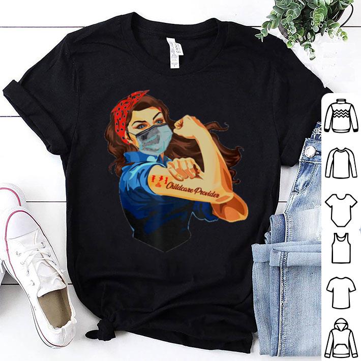 Strong Woman Childcare Provider Tattoo shirt