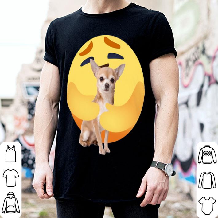 Facebook Care Emoji Hug Chihuahua Dog Lovers shirt