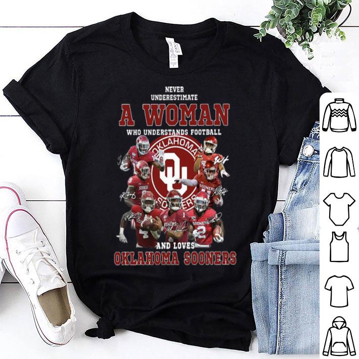 Never Underestimate A Woman Who Understands Oklahoma Sooners shirt